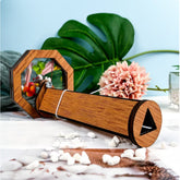 Toddler toys Wooden DIY Rotating Kaleidoscope Kit Outdoor Kids Toys - Fashionner